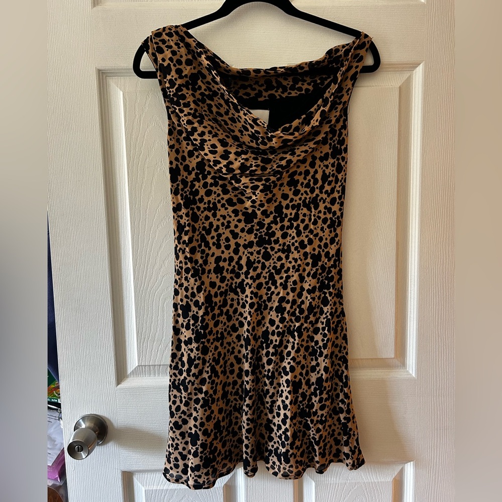Animal Print Reformation Dress